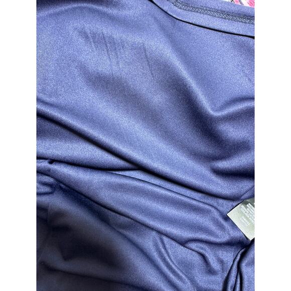 JH Women’s Size 8 Sheath Dress Fit & Flare Blue Pink Floral Easter Spring New - Picture 11 of 13